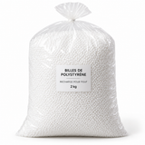 Recharge de billes de polystyrène pour pouf — Sachet de 2 kg