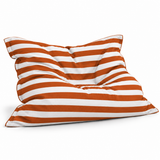 Le Géant Rayé Orange - Pouf Piscine étanche