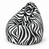 Pouf Poire zebre