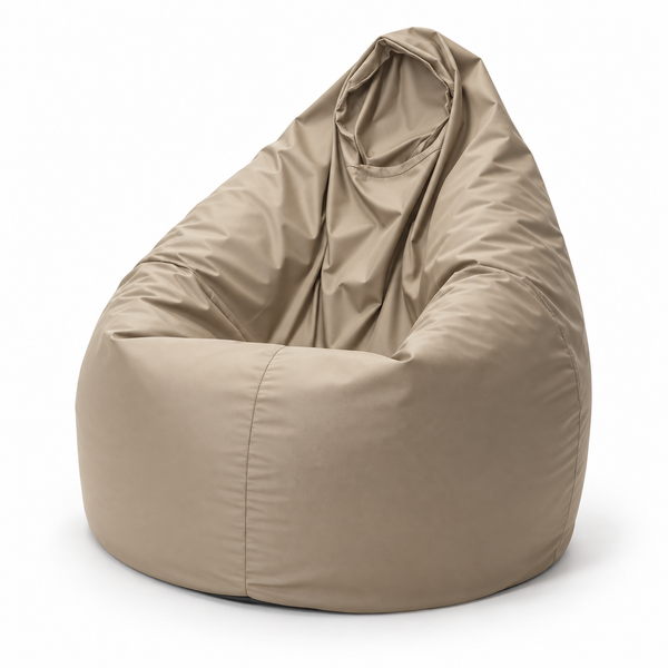 Pack de 2 poufs poire unis
