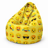 Pouf poire imprimé Emôty