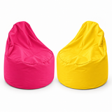 Pack 2 poufs enfant unis au choix