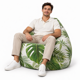 Pouf poire imprimé Printemps 1