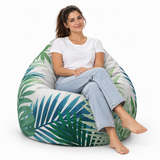 Pouf poire imprimé Printemps 2