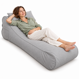 Pouf Transat Gris clair – 170 × 70 cm