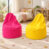 Pack 2 poufs enfant unis au choix