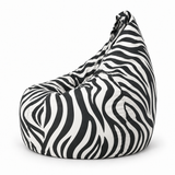 Pouf Poire zebre