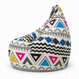 Pouf poire imprimé Le petit Péruvien