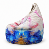Pouf poire imprimé Rorsha