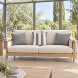 Coussin Rayé Alaska carré