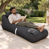 Pouf Transat Gris anthracite – 170 × 70 cm