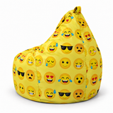 Pouf poire imprimé Emôty