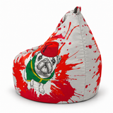 Pouf poire imprimé Stylidog