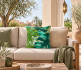 Coussin blossom waves carré