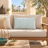 Coussin Blue Garden rectangulaire