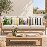 Pack 5 Coussins Rayés Carrés – 43 × 43 cm