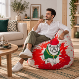 Pouf poire imprimé Stylidog