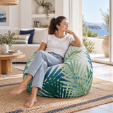 Pouf poire imprimé Printemps 2