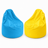 Pack 2 poufs enfant unis au choix