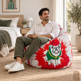 Pouf poire imprimé Stylidog