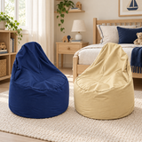 Pack 2 poufs enfant unis au choix