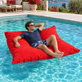 Pouf Géant rouge Uni