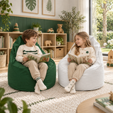 Pack 2 poufs enfant unis au choix