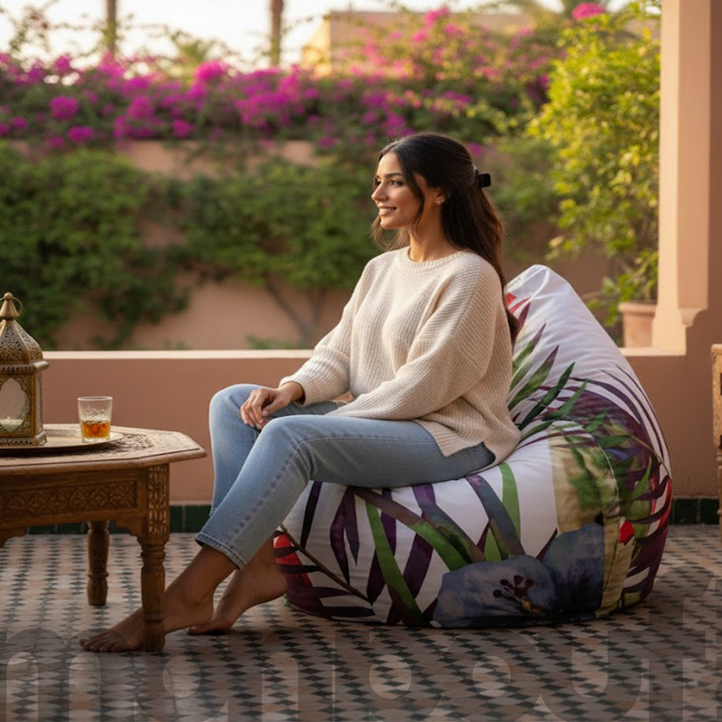 Pouf poire printemps 4