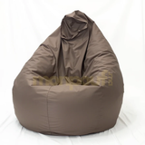 Pouf BEIGE FONCE uni