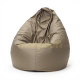 Pouf BEIGE FONCE uni