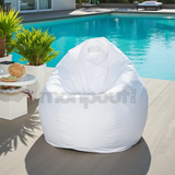 Pack 2 Poufs Poire Uni