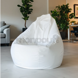 Pouf BLANC uni