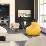 Pouf Jaune uni