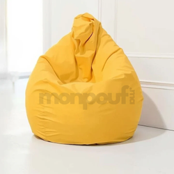Pouf Jaune uni