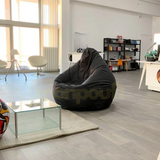 Pouf Noir uni