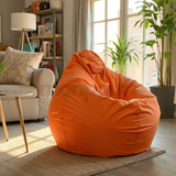 Pouf uni Poire Orange