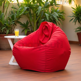 Pack 2 Poufs Poire Uni