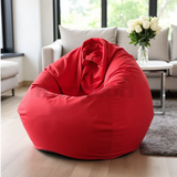 Pouf Rouge uni