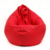 Pouf Rouge uni