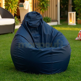 Pack 2 Poufs Poire Uni