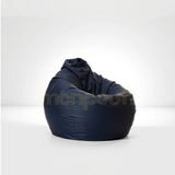 Pouf uni Bleu MARINE