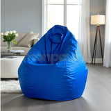 Pouf uni Bleu Turquoise