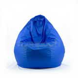 Pouf uni Bleu Turquoise