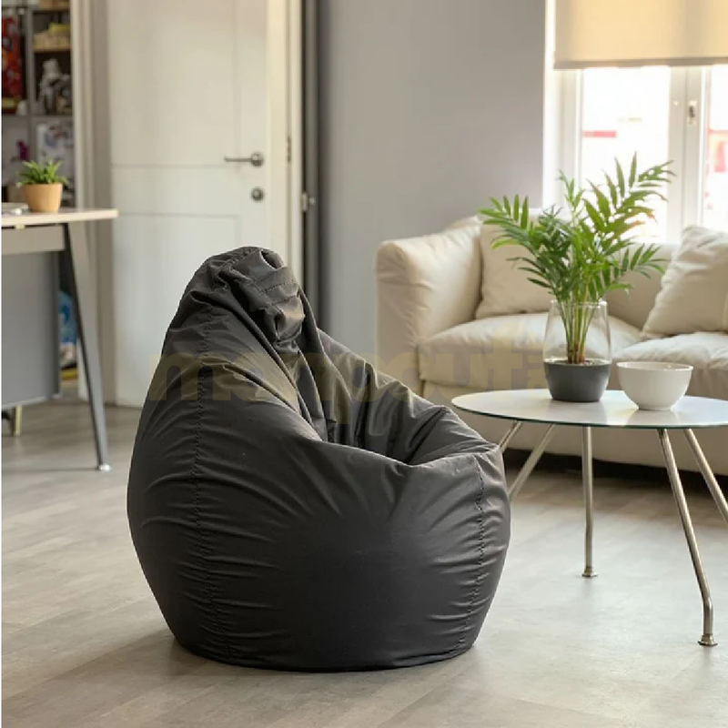 Pouf uni Gris FONCE