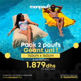 PACK PROMO 2 POUF Uni MEDIUM