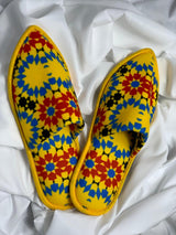 Pack de 2 paires Babouches Atlas Jaune