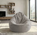 pouf poire velours