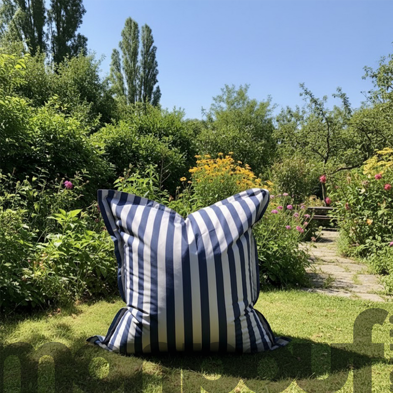 Le Géant Rayé - Pouf Piscine étanche