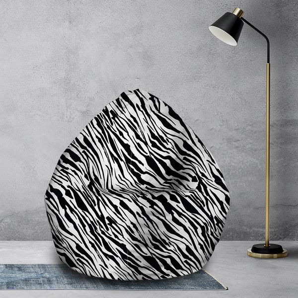 Pouf Poire zebre