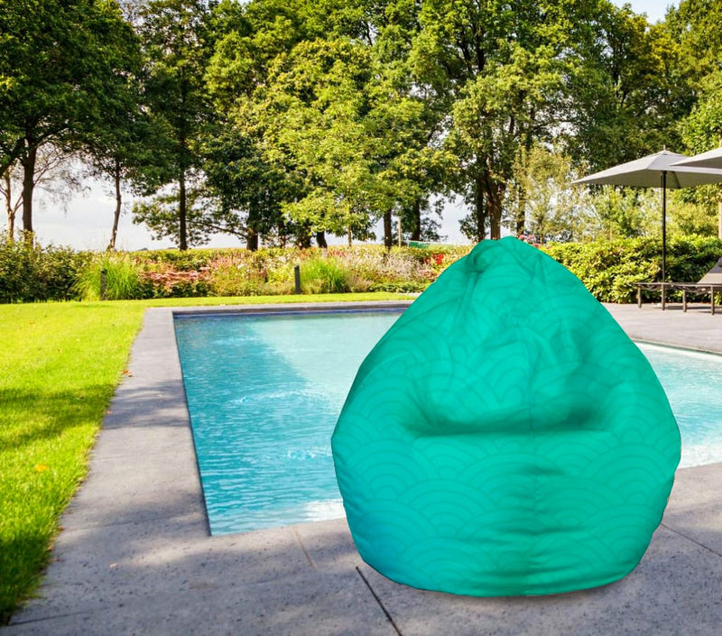 Geometrique Vert eau poires